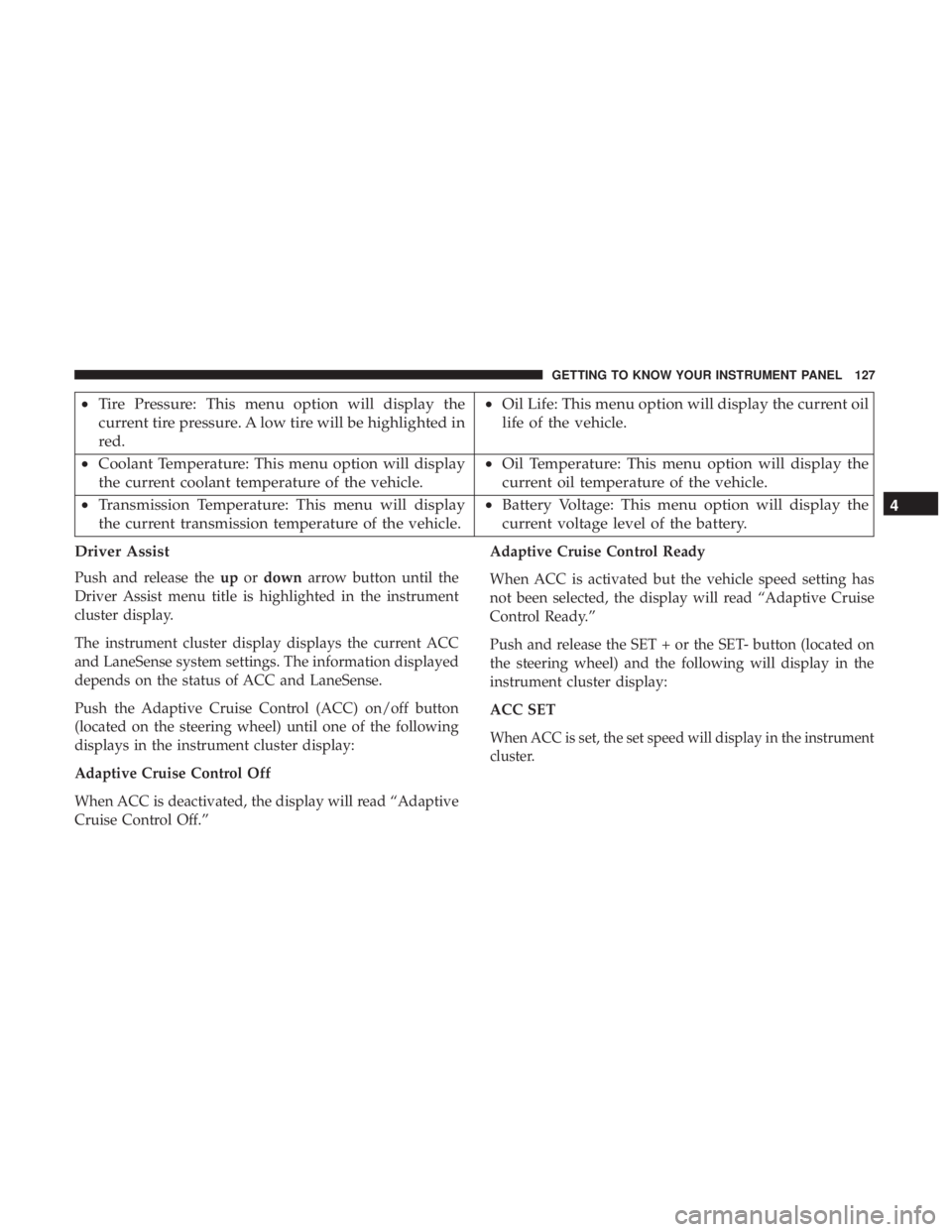 JEEP CHEROKEE LIMITED 2017  Owners Manual 