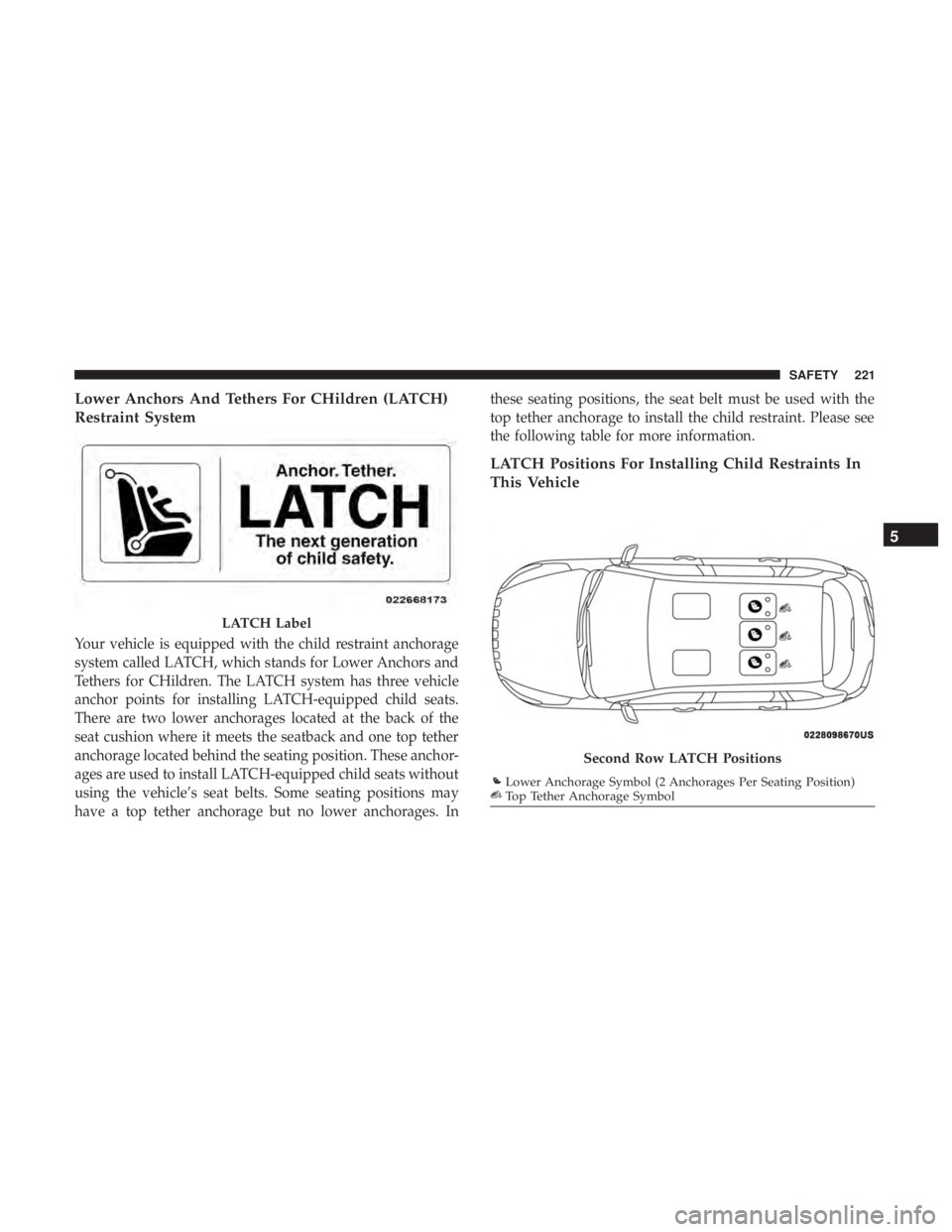 JEEP CHEROKEE LIMITED 2017  Owners Manual 