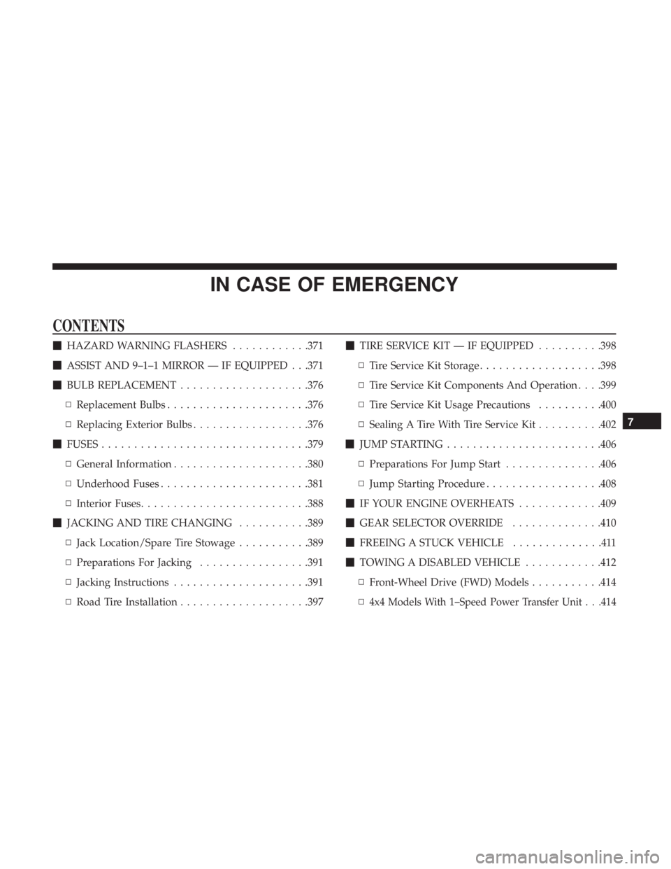 JEEP CHEROKEE LIMITED 2017  Owners Manual 