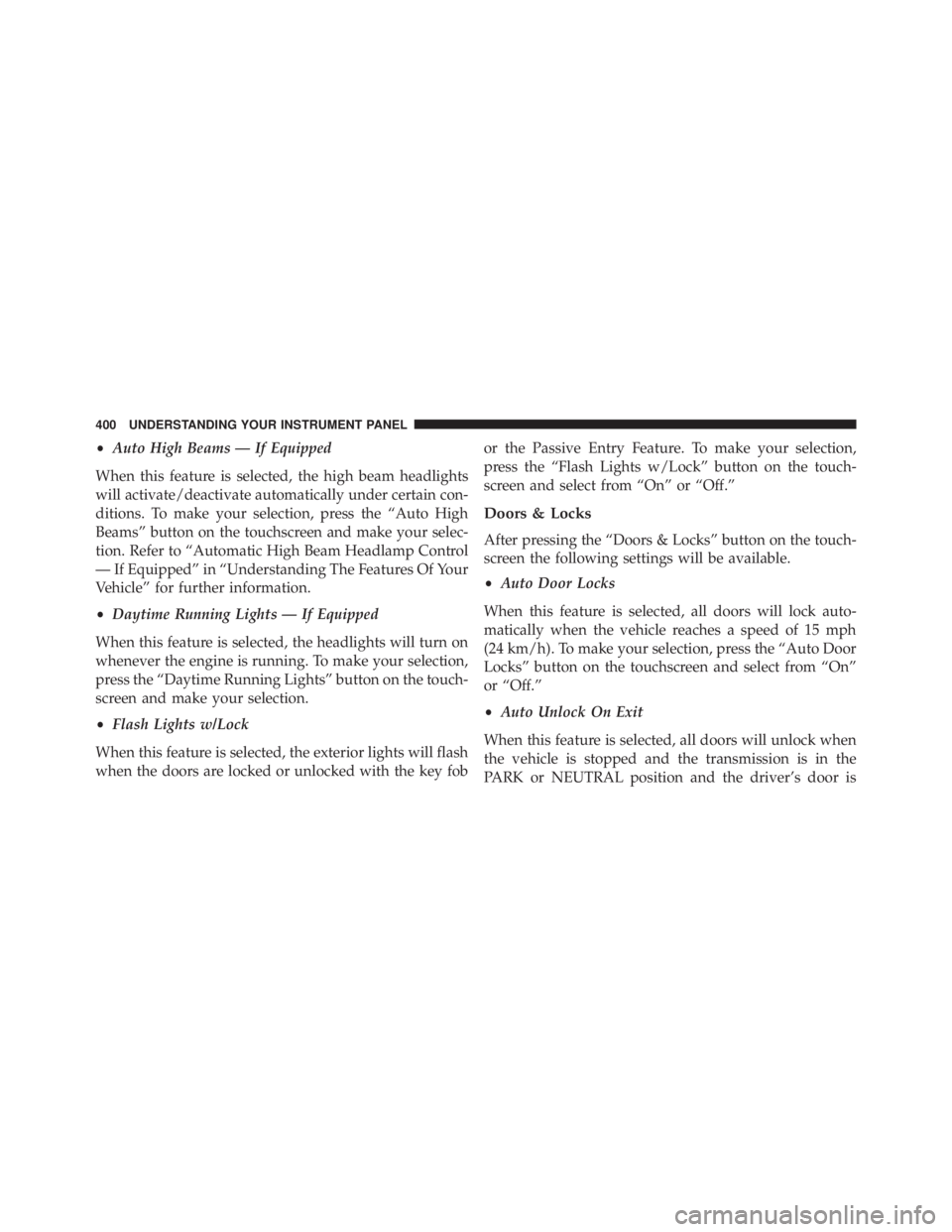 JEEP CHEROKEE LIMITED 2016  Owners Manual 