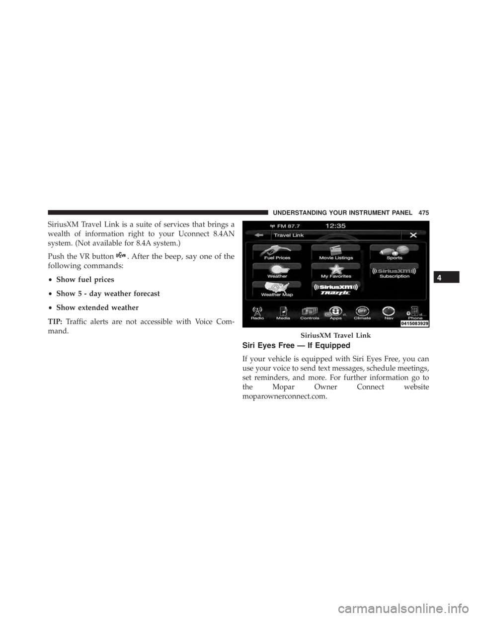 JEEP CHEROKEE LIMITED 2016  Owners Manual 