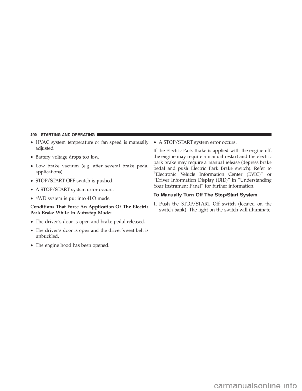 JEEP CHEROKEE LIMITED 2016  Owners Manual 