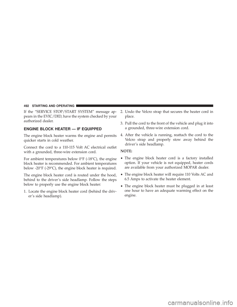 JEEP CHEROKEE LIMITED 2016  Owners Manual 