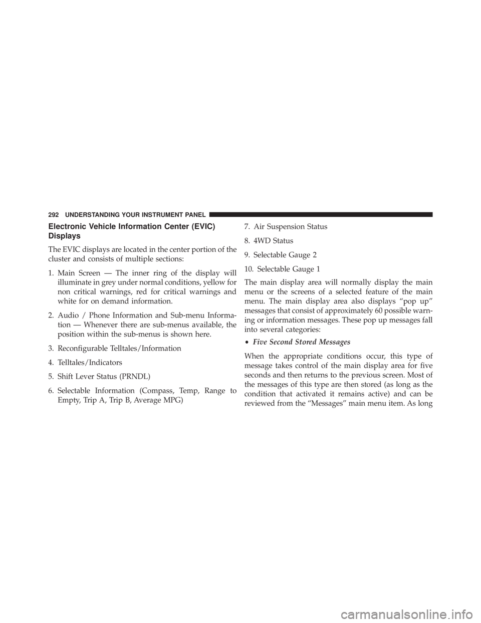 JEEP CHEROKEE OVERLAND 2014  Owners Manual 