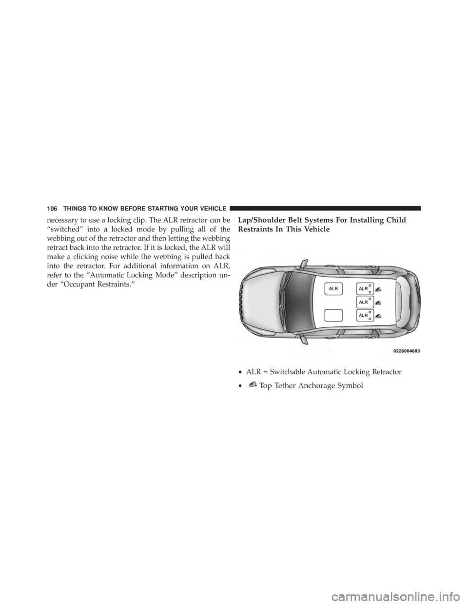 JEEP CHEROKEE TRAILHAWK 2015  Owners Manual 