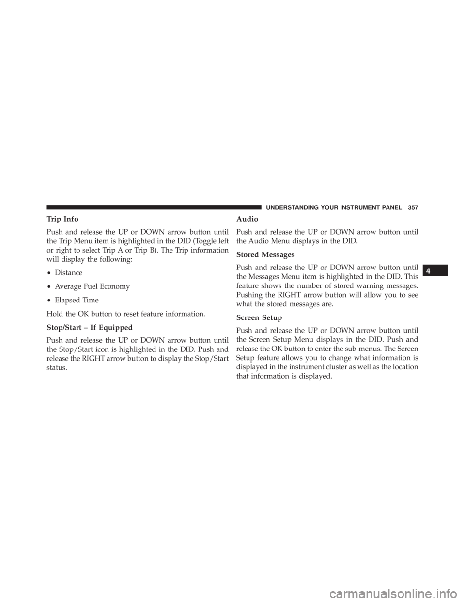 JEEP CHEROKEE TRAILHAWK 2015  Owners Manual 