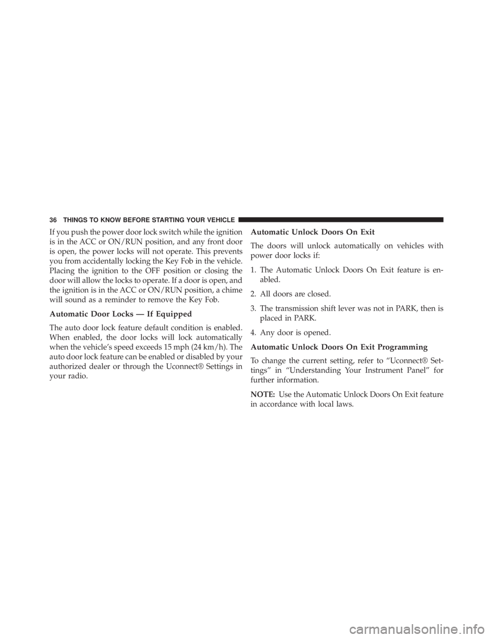 JEEP CHEROKEE TRAILHAWK 2015  Owners Manual 
