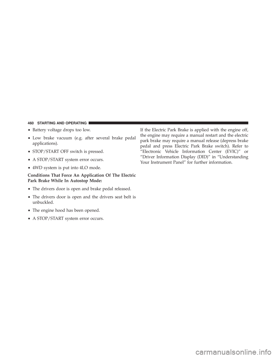 JEEP CHEROKEE TRAILHAWK 2015  Owners Manual 