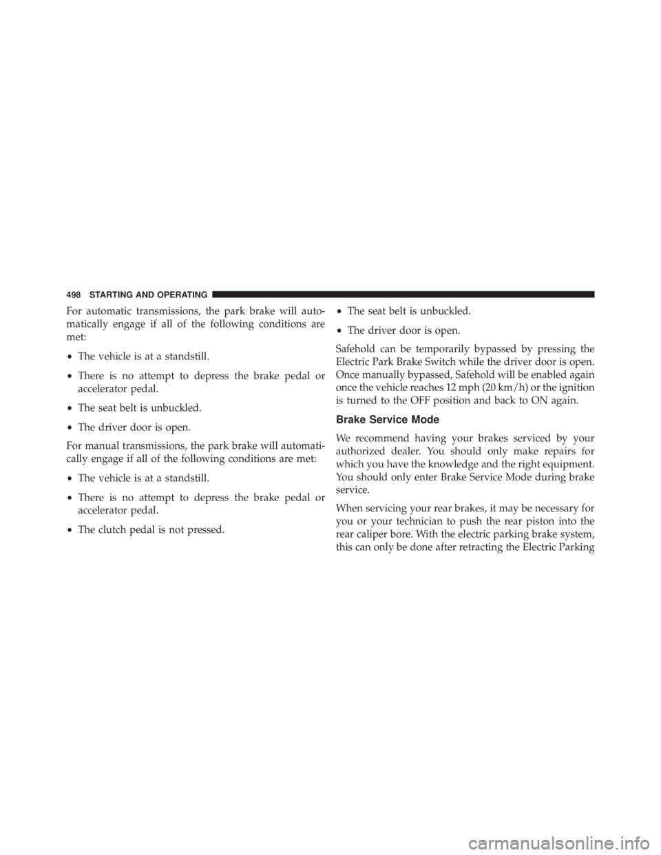 JEEP CHEROKEE TRAILHAWK 2015  Owners Manual 