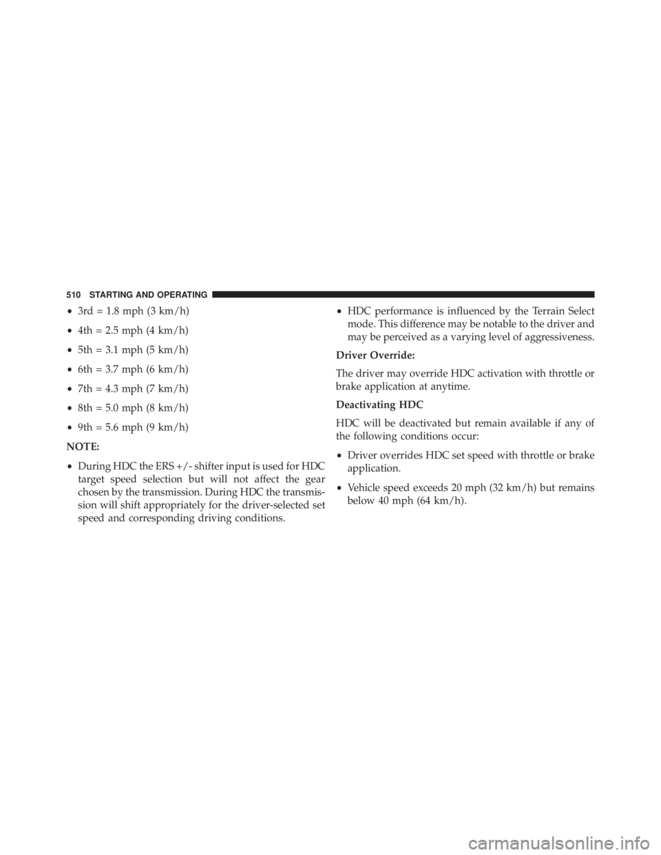JEEP CHEROKEE TRAILHAWK 2015  Owners Manual 