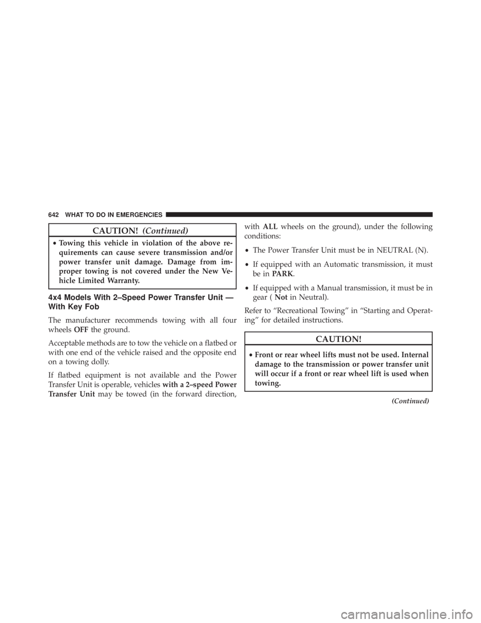 JEEP CHEROKEE TRAILHAWK 2015  Owners Manual 
