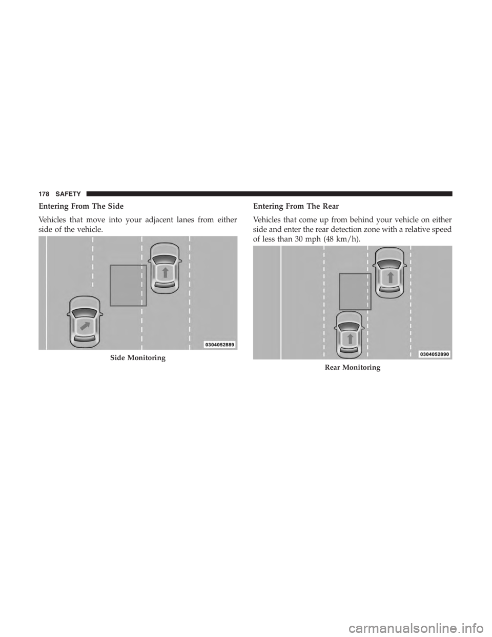 JEEP CHEROKEE LIMITED 2019  Owners Manual Rear Monitoring
178 SAFETY 