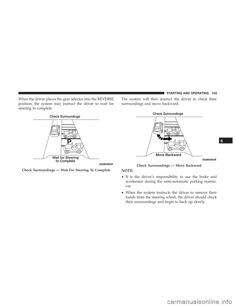 JEEP CHEROKEE LIMITED 2019  Owners Manual Check Surroundings 