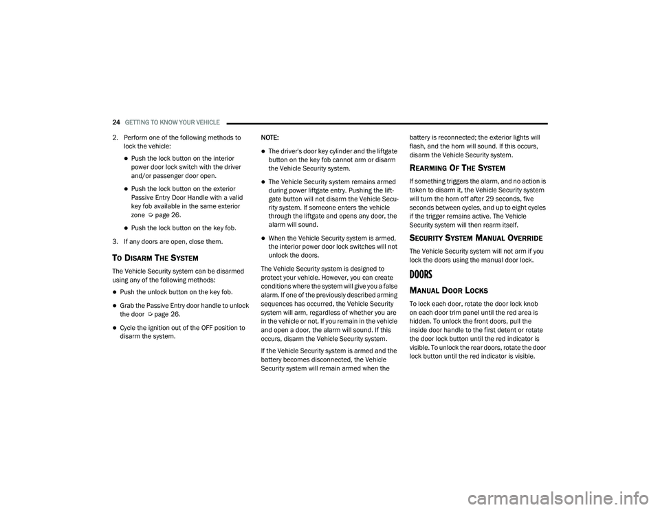 JEEP CHEROKEE LATITUDE LUX 2021  Owners Manual 
