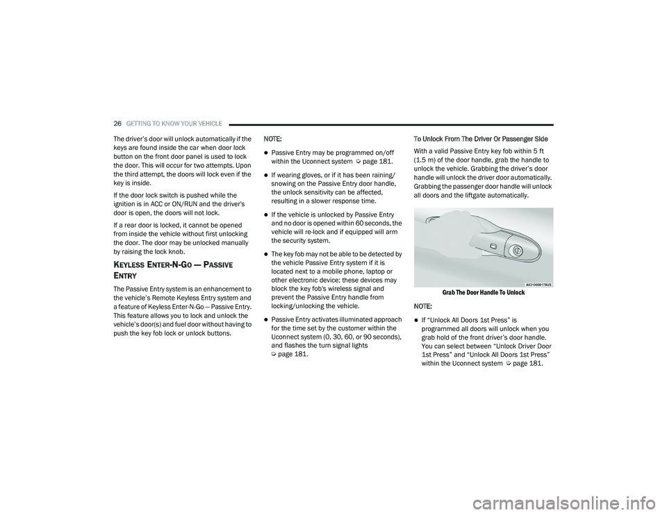 JEEP CHEROKEE LATITUDE LUX 2021  Owners Manual 