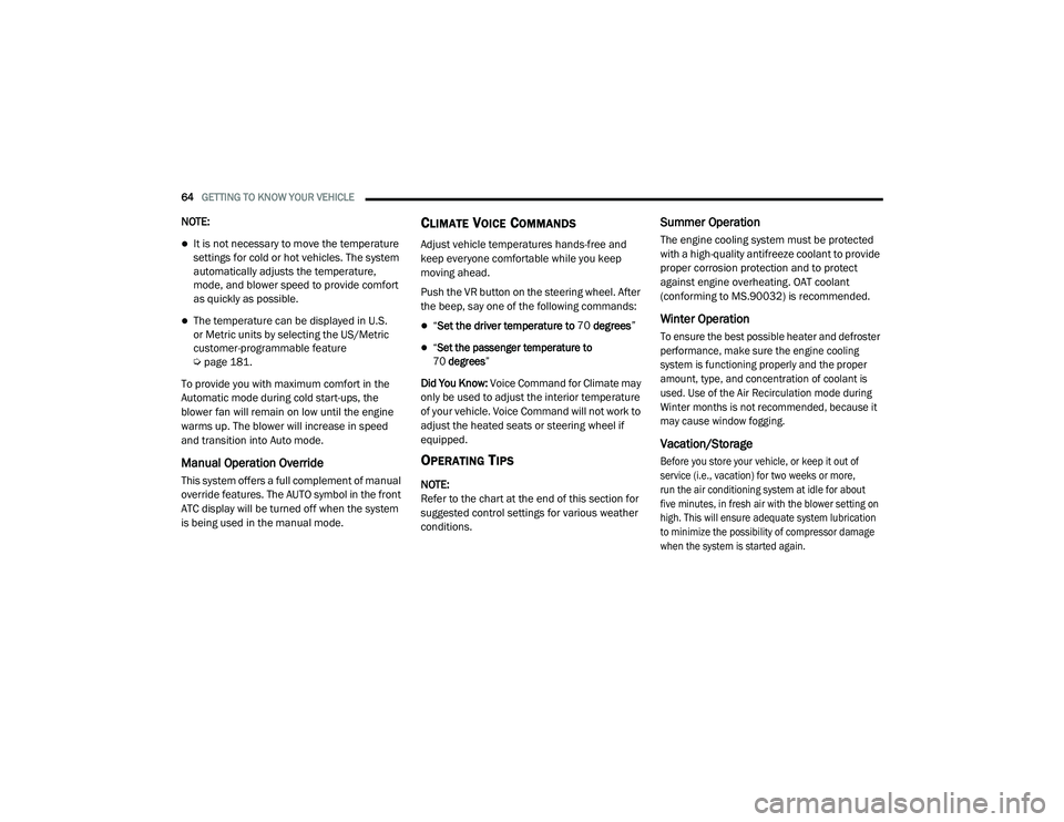 JEEP CHEROKEE LATITUDE LUX 2021  Owners Manual 