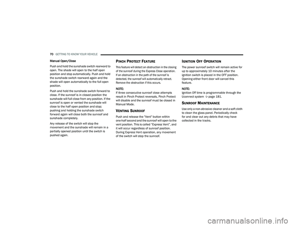 JEEP CHEROKEE LATITUDE LUX 2021  Owners Manual 