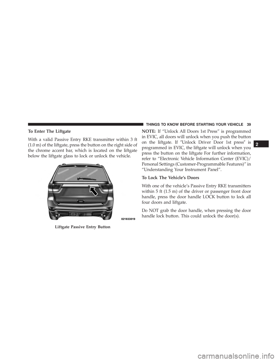 JEEP GRAND CHEROKEE LAREDO 2012  Owners Manual 