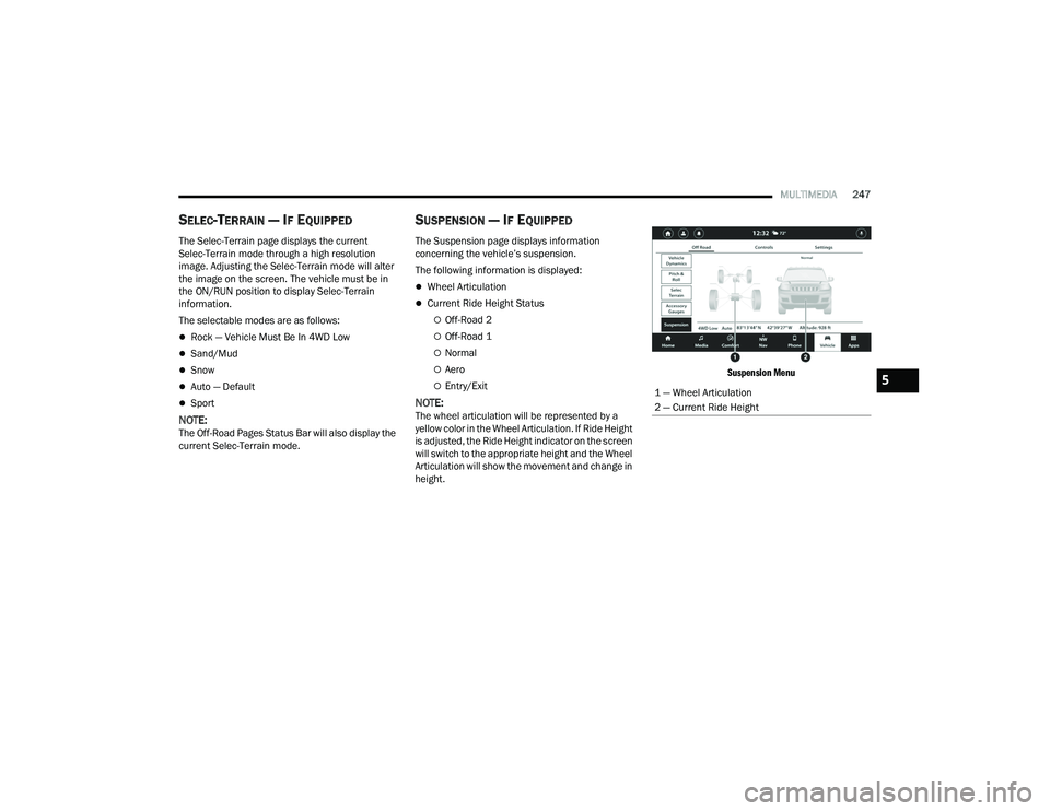 JEEP GRAND CHEROKEE LIMITED 2022  Owners Manual 5 