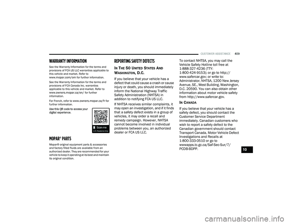 JEEP GRAND CHEROKEE LIMITED 2022  Owners Manual 10 