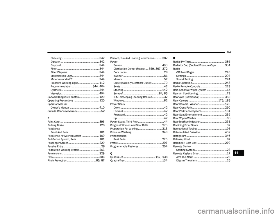 JEEP GRAND CHEROKEE LIMITED 2022  Owners Manual 11 