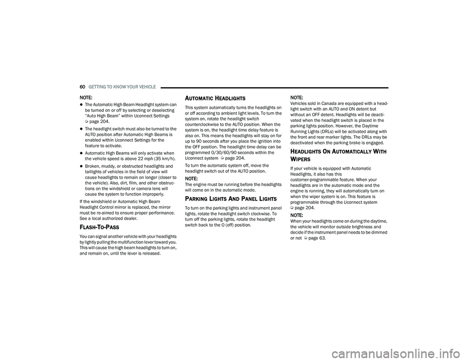 JEEP GRAND CHEROKEE LIMITED 2022  Owners Manual 