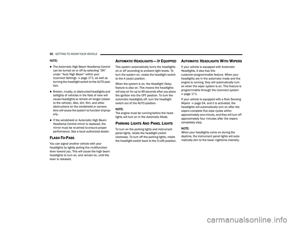 JEEP GRAND CHEROKEE LIMITED 2021  Owners Manual 