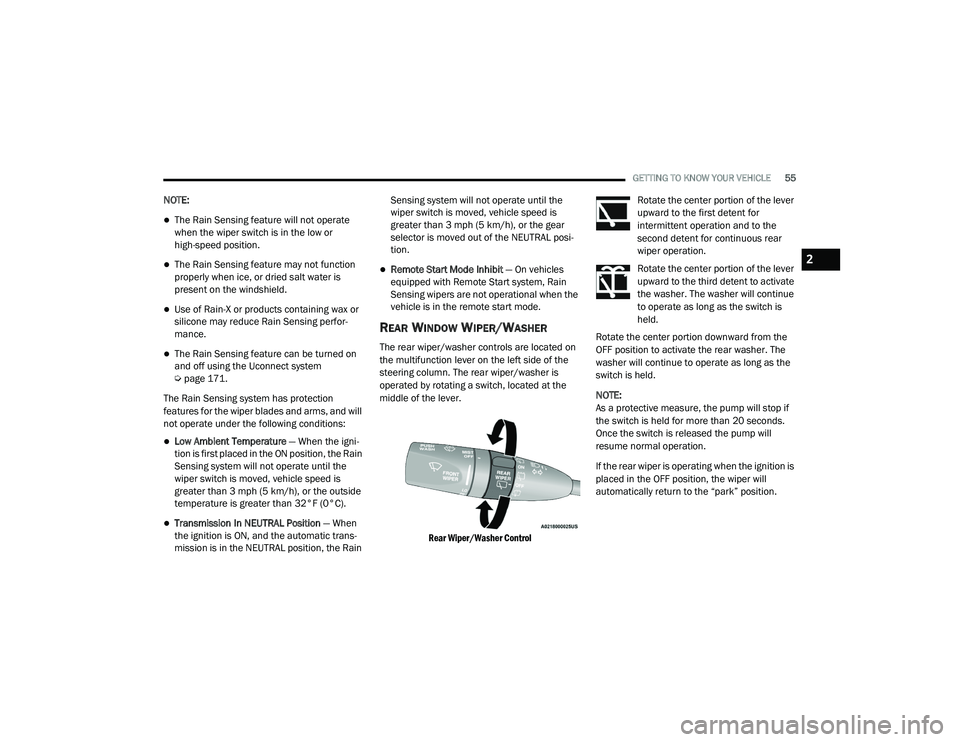 JEEP GRAND CHEROKEE LIMITED 2021  Owners Manual 2

21_WK_OM_EN_USC_t.book  Page 55   