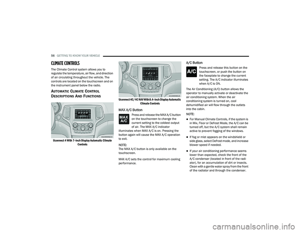 JEEP GRAND CHEROKEE LIMITED 2021  Owners Manual 