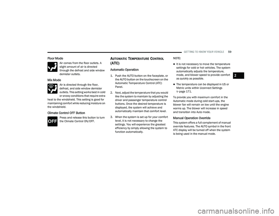 JEEP GRAND CHEROKEE LIMITED 2021  Owners Manual 2

21_WK_OM_EN_USC_t.book  Page 59   