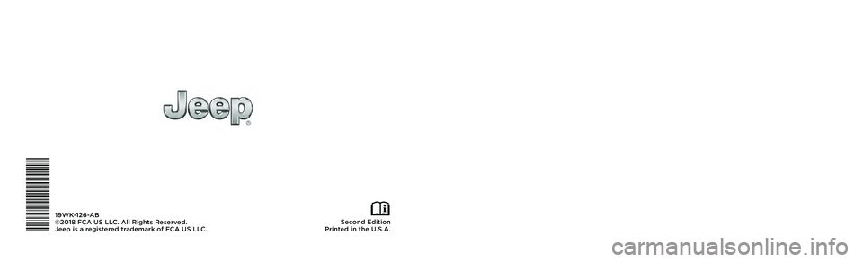 JEEP GRAND CHEROKEE LIMITED 2019  Owners Manual Grand Cherokee
OWNER’S MANUAL
2019 
