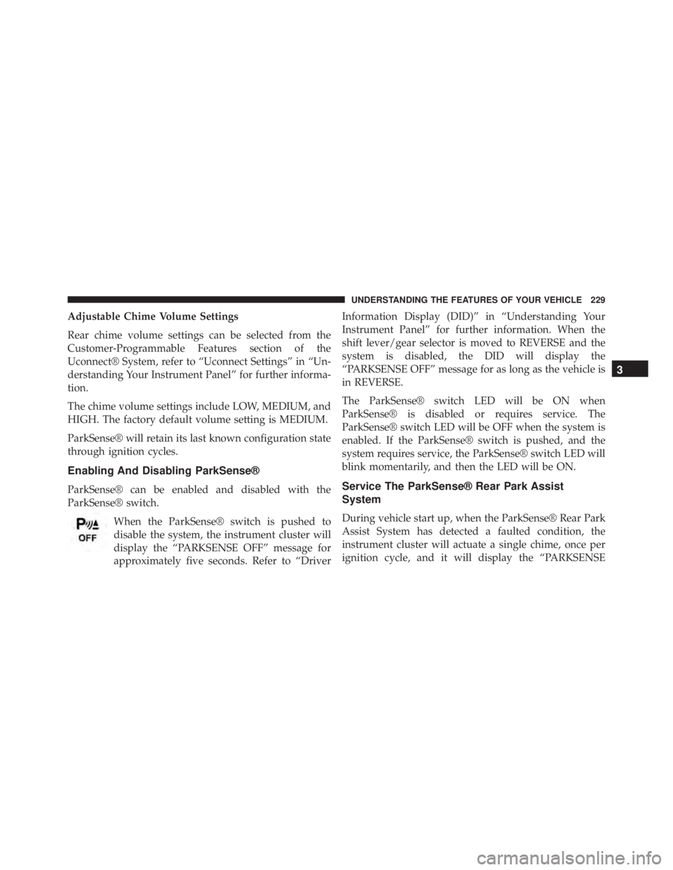 JEEP GRAND CHEROKEE LIMITED 2015  Owners Manual 3
UNDERSTANDING THE FEATURES OF YOUR VEHICLE 229 