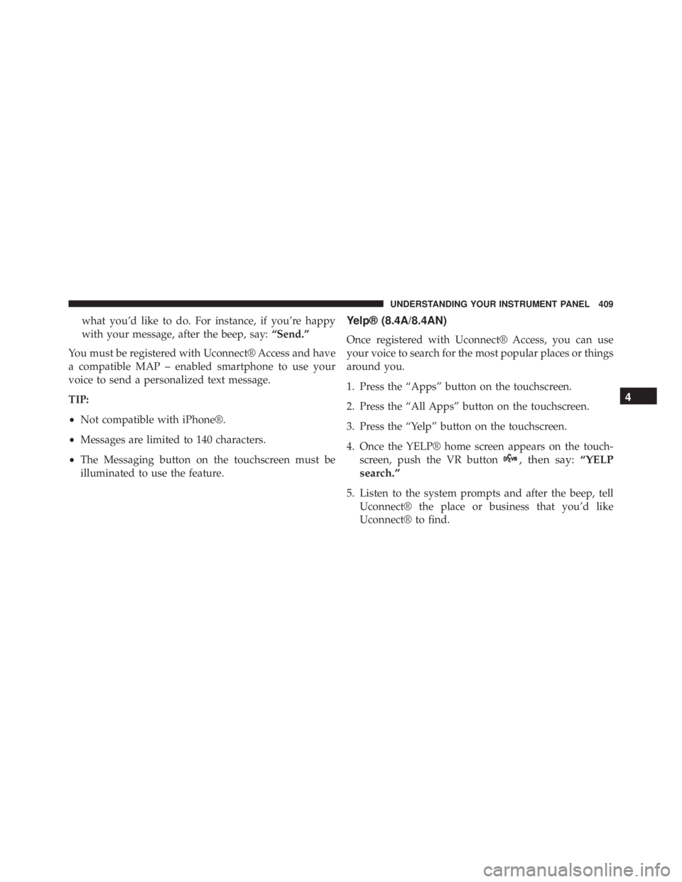 JEEP GRAND CHEROKEE LIMITED 2015  Owners Manual 