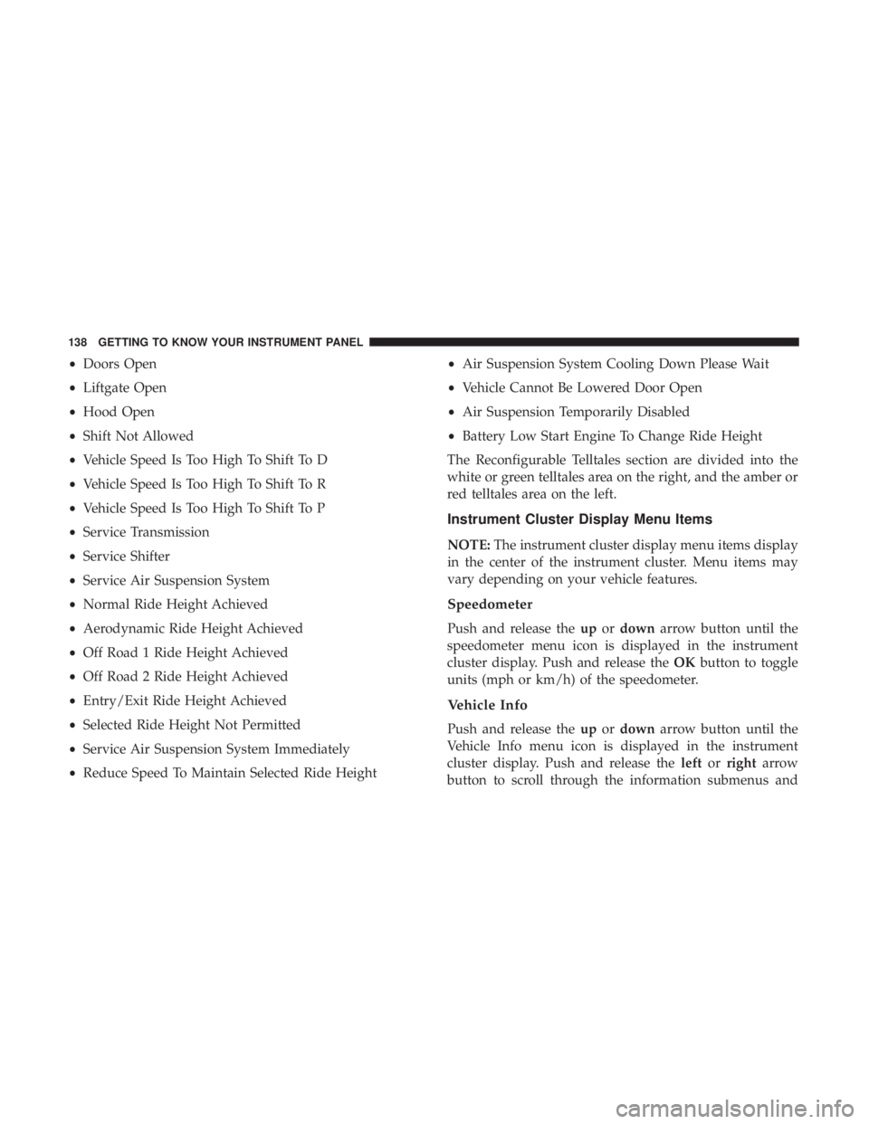 JEEP GRAND CHEROKEE LIMITED 2017  Owners Manual 