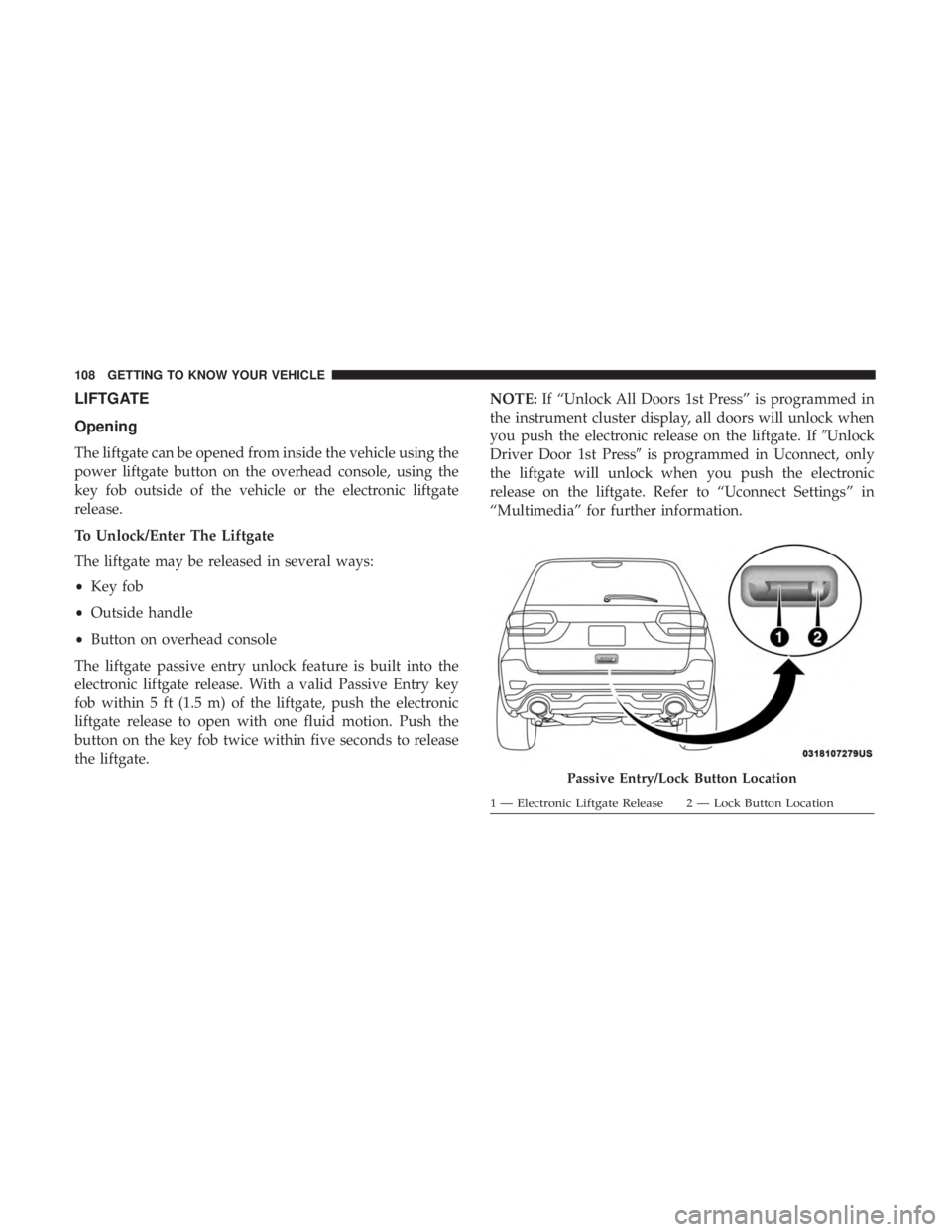 JEEP GRAND CHEROKEE LIMITED 2018  Owners Manual 