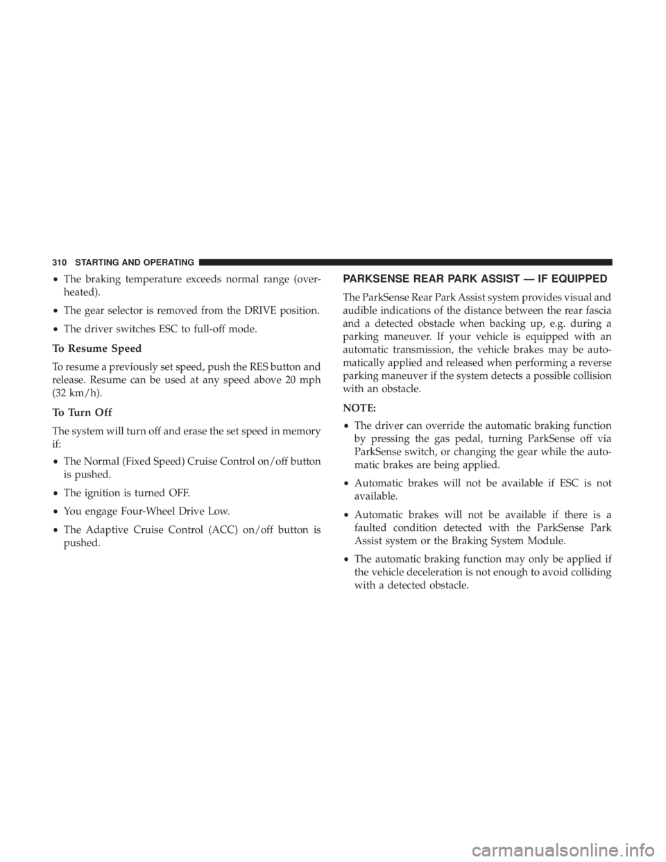 JEEP GRAND CHEROKEE LIMITED 2018  Owners Manual 