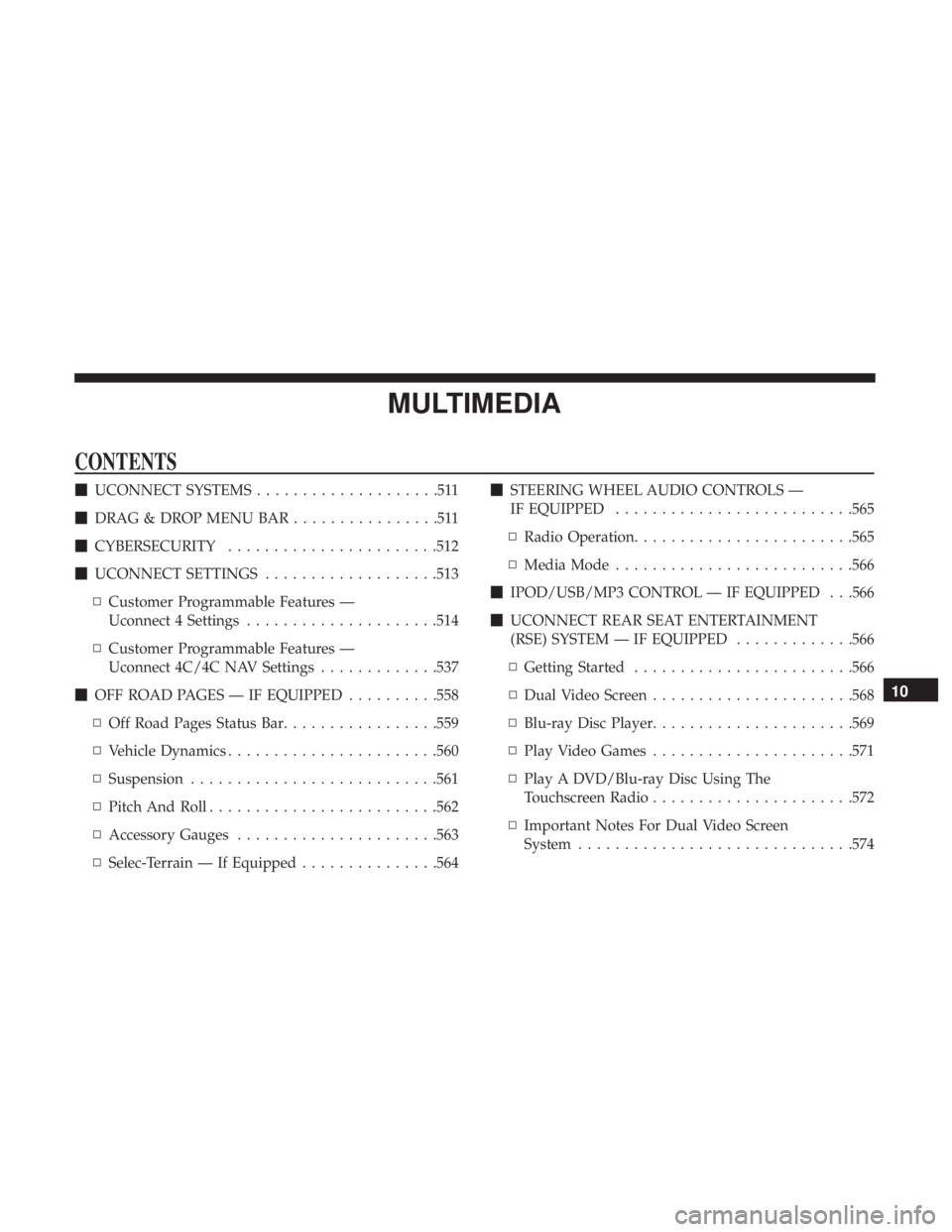 JEEP GRAND CHEROKEE LIMITED 2018  Owners Manual 