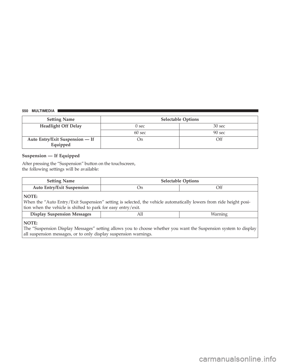 JEEP GRAND CHEROKEE LIMITED 2018  Owners Manual 