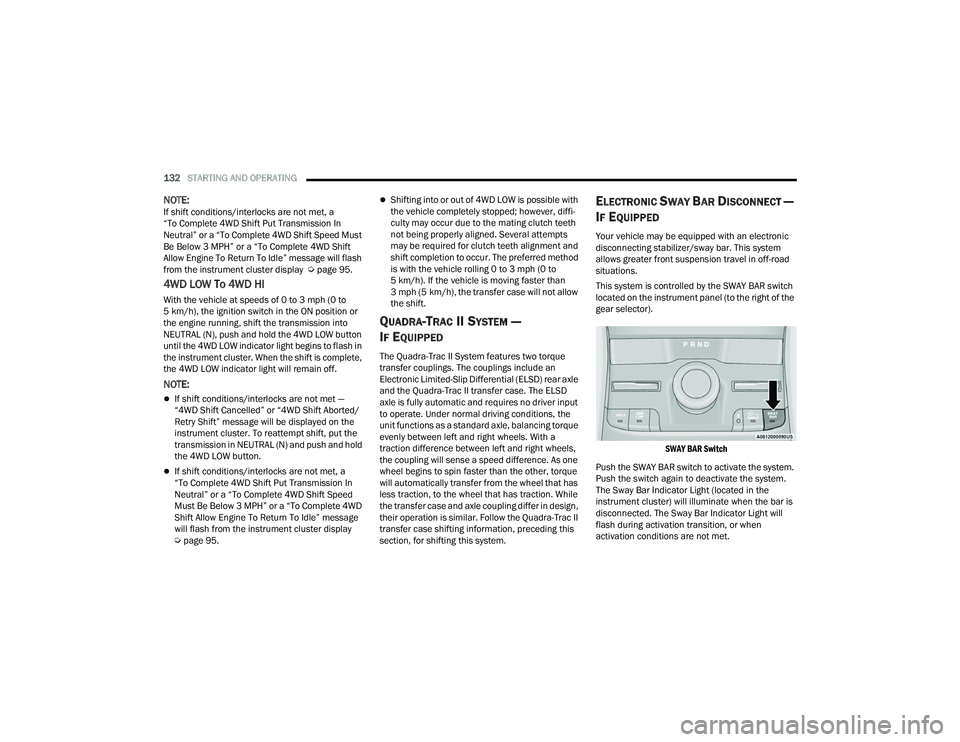 JEEP GRAND CHEROKEE TRAILHAWK 2022  Owners Manual 
