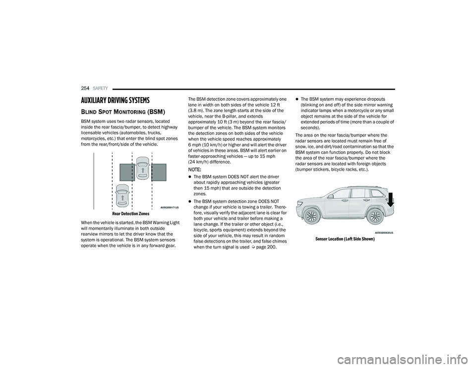 JEEP GRAND CHEROKEE TRAILHAWK 2022  Owners Manual 