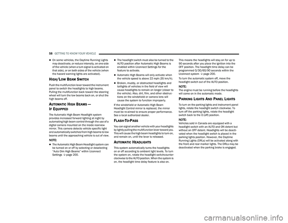 JEEP GRAND CHEROKEE TRAILHAWK 2022  Owners Manual 