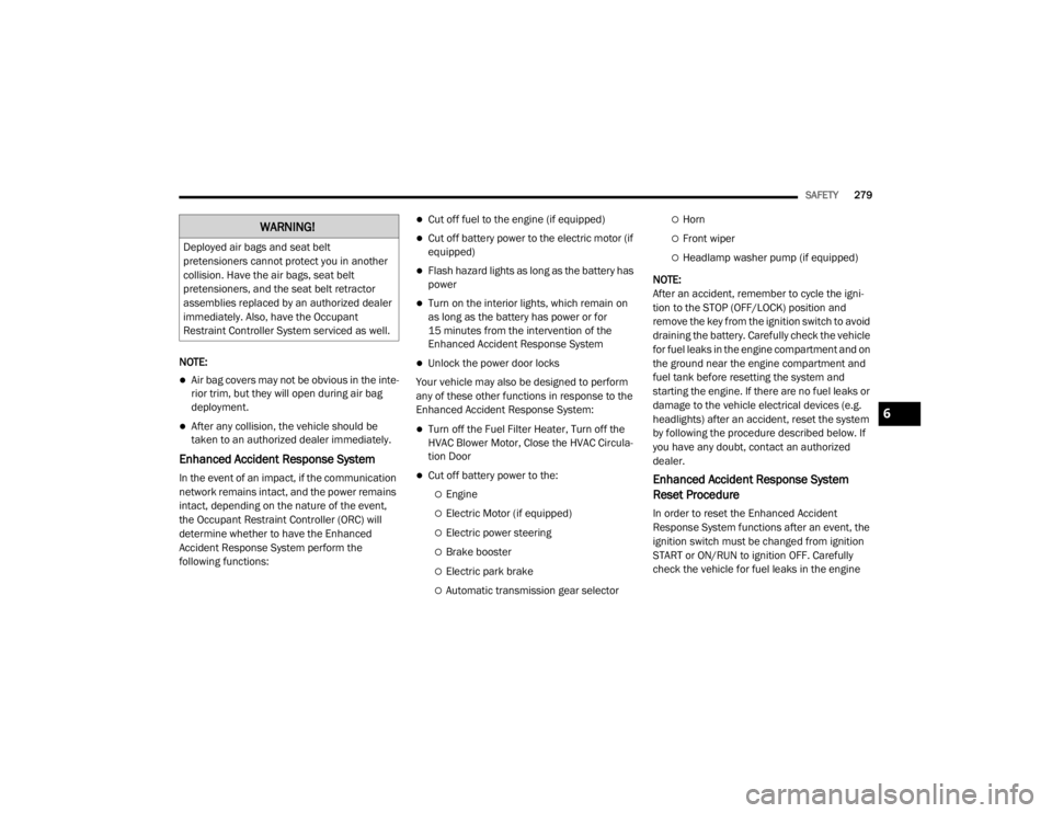 JEEP GRAND CHEROKEE L 2021  Owners Manual �:�$�5�1�,�1�*�
��H�S�O�R�\�H�G��D�L�U��E�D�J�V��D�Q�G��V�H�D�W��E�H�O�W�
�S�U�H�W�H�Q�V�L�R�Q�H�U�V��F�D�Q�Q�R�W��S�U�R�W�H�F�W��\�R�X��L�Q��D�Q�R�W�K�H�U�
�F�R�O�O�L�V�L�R�Q���+�D�Y�
