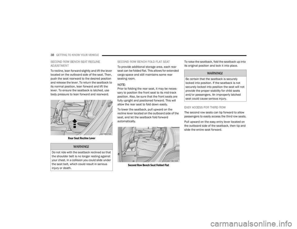 JEEP GRAND CHEROKEE L 2021  Owners Manual �:�$�5�1�,�1�*�
��R��Q�R�W��U�L�G�H��Z�L�W�K��W�K�H��V�H�D�W�E�D�F�N��U�H�F�O�L�Q�H�G��V�R��W�K�D�W�
�W�K�H��V�K�R�X�O�G�H�U��E�H�O�W��L�V��Q�R��O�R�Q�J�H�U��U�H�V�W�L�Q�J��D�J�D�L�Q