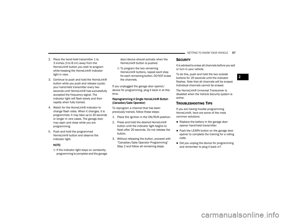 JEEP GRAND CHEROKEE L 2021  Owners Manual 2

21_WL_OM_EN_USC_t.book  Page 57   
