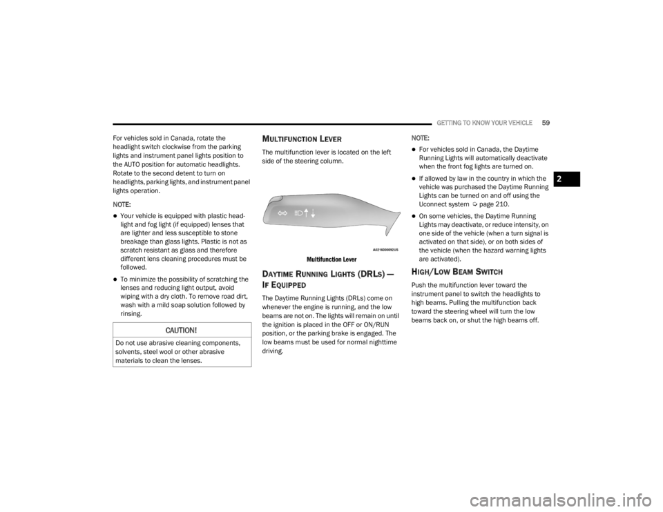 JEEP GRAND CHEROKEE L 2021  Owners Manual 2

21_WL_OM_EN_USC_t.book  Page 59   