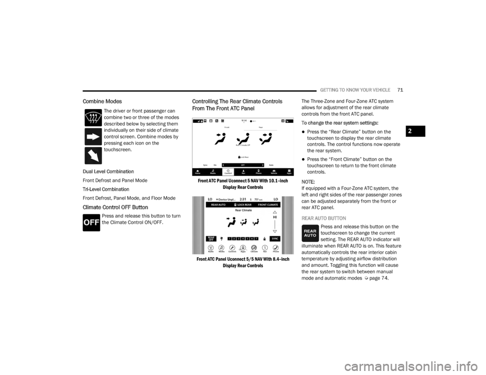 JEEP GRAND CHEROKEE L 2021  Owners Manual 2

21_WL_OM_EN_USC_t.book  Page 71   