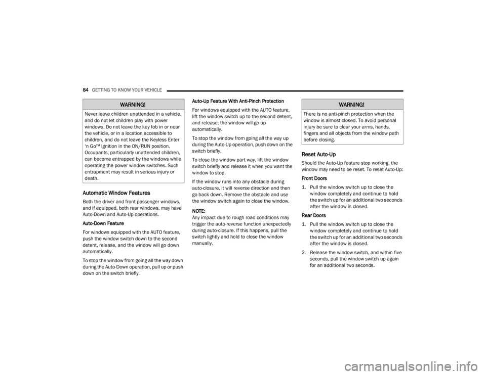 JEEP GRAND CHEROKEE L 2021  Owners Manual �:�$�5�1�,�1�*�
�1�H�Y�H�U��O�H�D�Y�H��F�K�L�O�G�U�H�Q��X�Q�D�W�W�H�Q�G�H�G��L�Q��D��Y�H�K�L�F�O�H��
�D�Q�G��G�R��Q�R�W��O�H�W��F�K�L�O�G�U�H�Q��S�O�D�\��Z�L�W�K��S�R�Z�H�U�
�Z�L�Q�G�