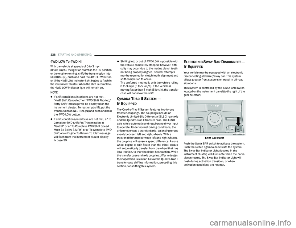 JEEP GRAND CHEROKEE L 2022  Owners Manual 