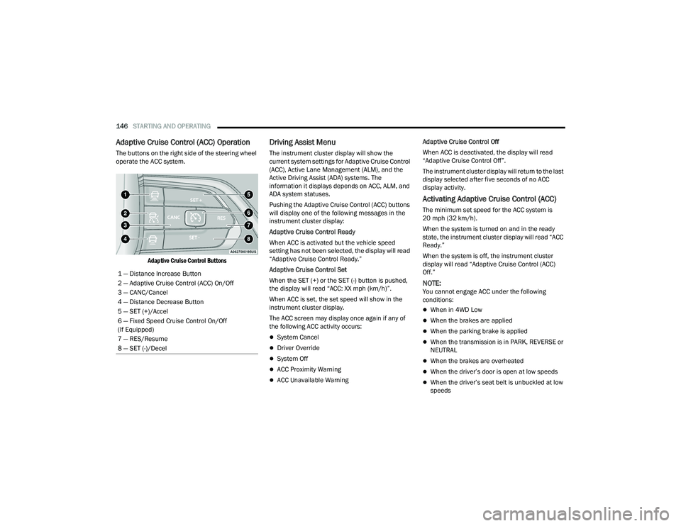 JEEP GRAND CHEROKEE L 2022  Owners Manual 