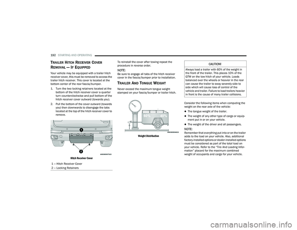 JEEP GRAND CHEROKEE L 2022  Owners Manual C�$U�7�,ON�
�$�O�Za�\�V �Ooa�G a t�Ua�L�Oe�U �Z�Lt�K 60�\b��R�I��W�K�H��Z�H�L�J�K�W��L�Q� 
t�Ke �I�Uo�Qt o�I t�Ke t�Ua�L�Oe�U. �7�K�L�V �S�Oa�Fe�V 10�\b��R�I��W�K�H� 
�*�7W o�Q t�Ke to�Z �K�Lt�